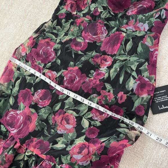 NWT Lulus Fleur of Dreams Floral Formal Maxi Dress M - Picture 6 of 9